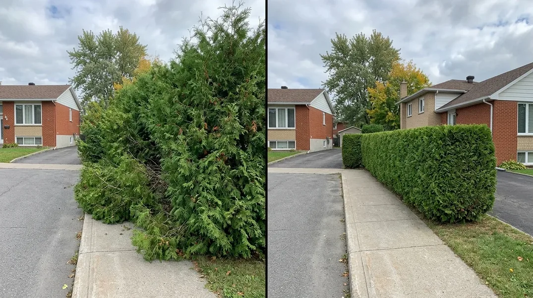 Résultat émondage à Brossard — Émondage Brossard