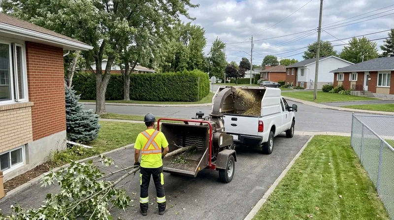 Déchiquetage de branches Brossard