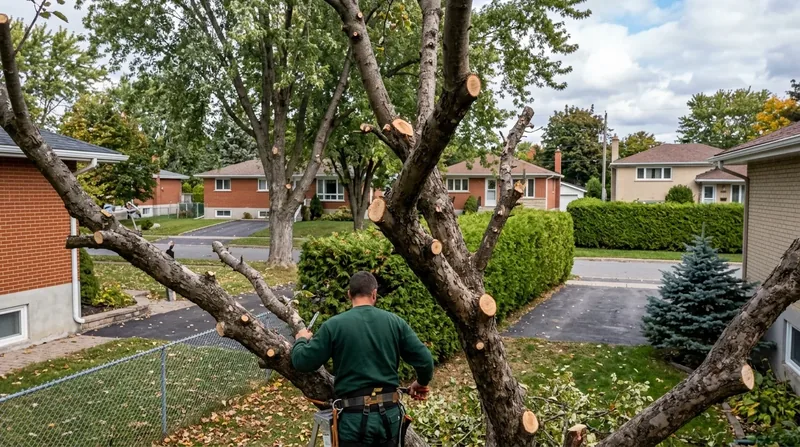 Taille d'arbre fruitier Brossard
