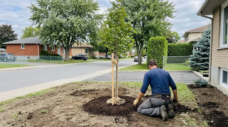 Plantation d'arbre Brossard