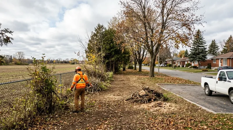 Déboisement de terrain Brossard