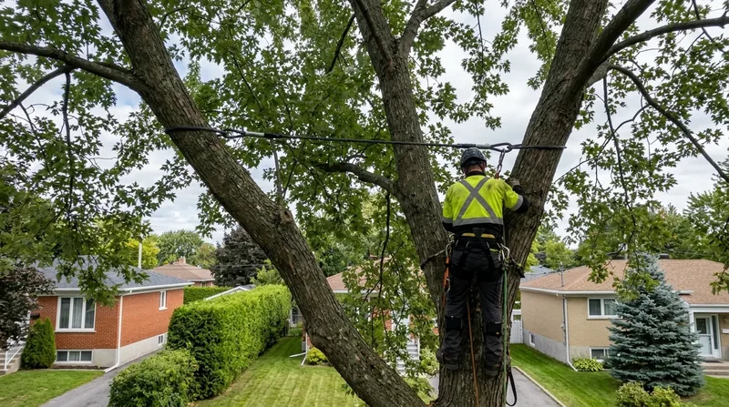 Haubanage et câblage Brossard